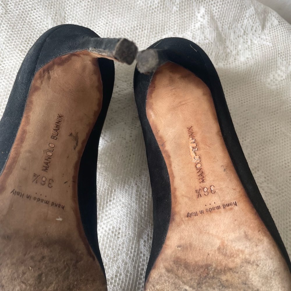 💎AUTHENTIC ⭐️💎Manolo Blahnik Stiletto Heels - Picture 5 of 9